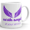 Earth Angel White Ceramic Coffee Mug 11oz