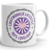 Lightworker Lifestyle Logo White Ceramic Coffee Mug 11oz
