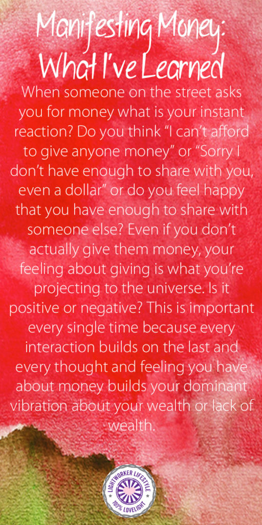 Manifesting Money - Your Feeling About Giving
