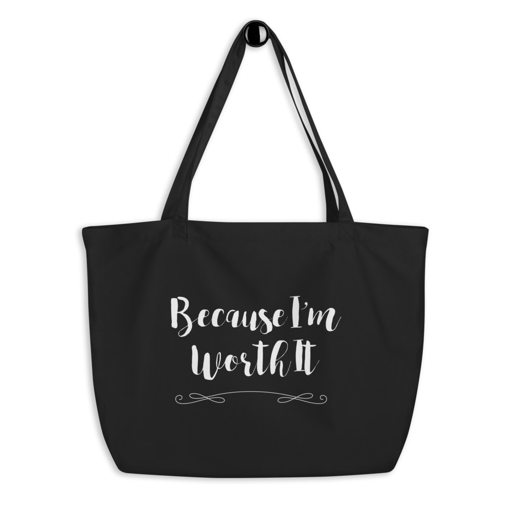 Download Because I'm Worth It Tote Bag | Lightworker Lifestyle