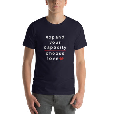Expand Your Capacity Unisex T-shirt Navy