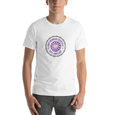 Lightworker Lifestyle Unisex T-shirt White
