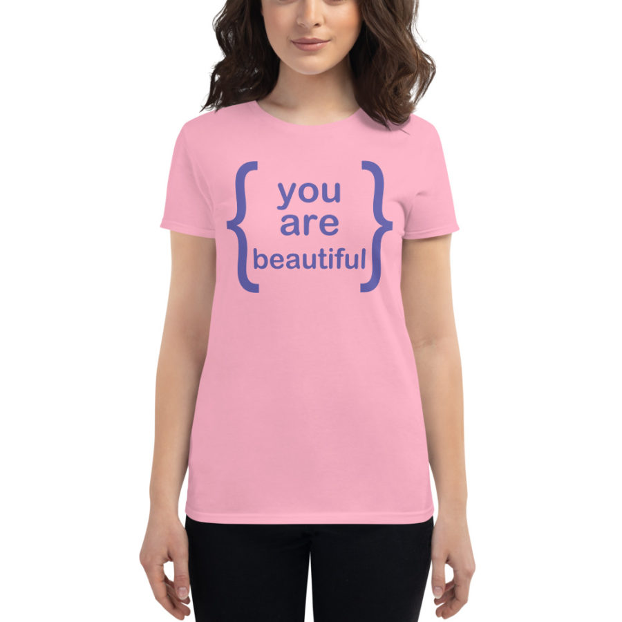 You Are Beautiful Pink Tshirt