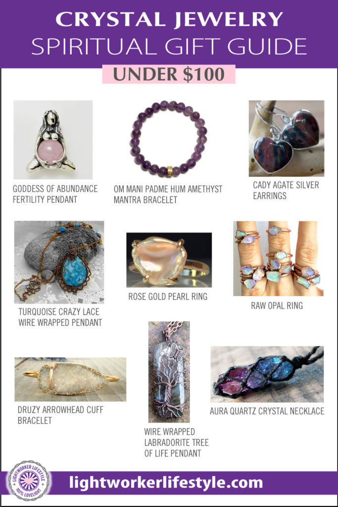 Crystal Jewelry Under $100 Spiritual Gift Guide