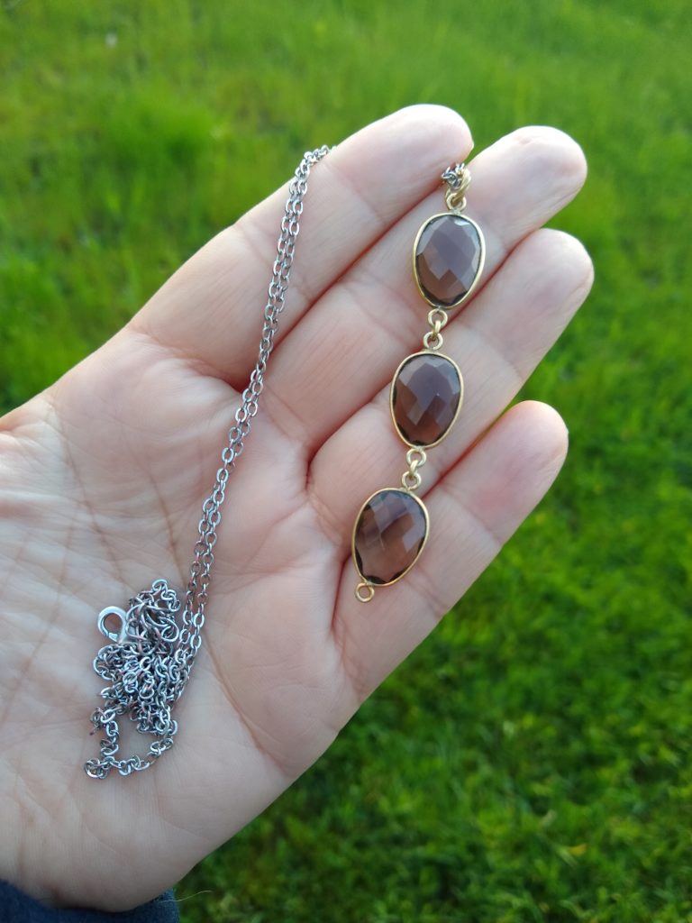 Smokey Topaz Necklace 