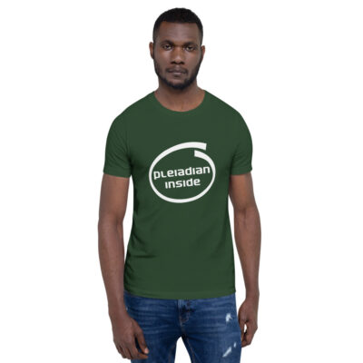 Pleiadian Inside Unisex T-shirt Forest Green