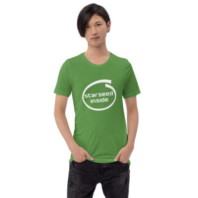 Starseed Inside Unisex Tshirt Leaf Green