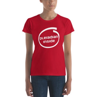Pleiadian Inside Women's T-shirt Red