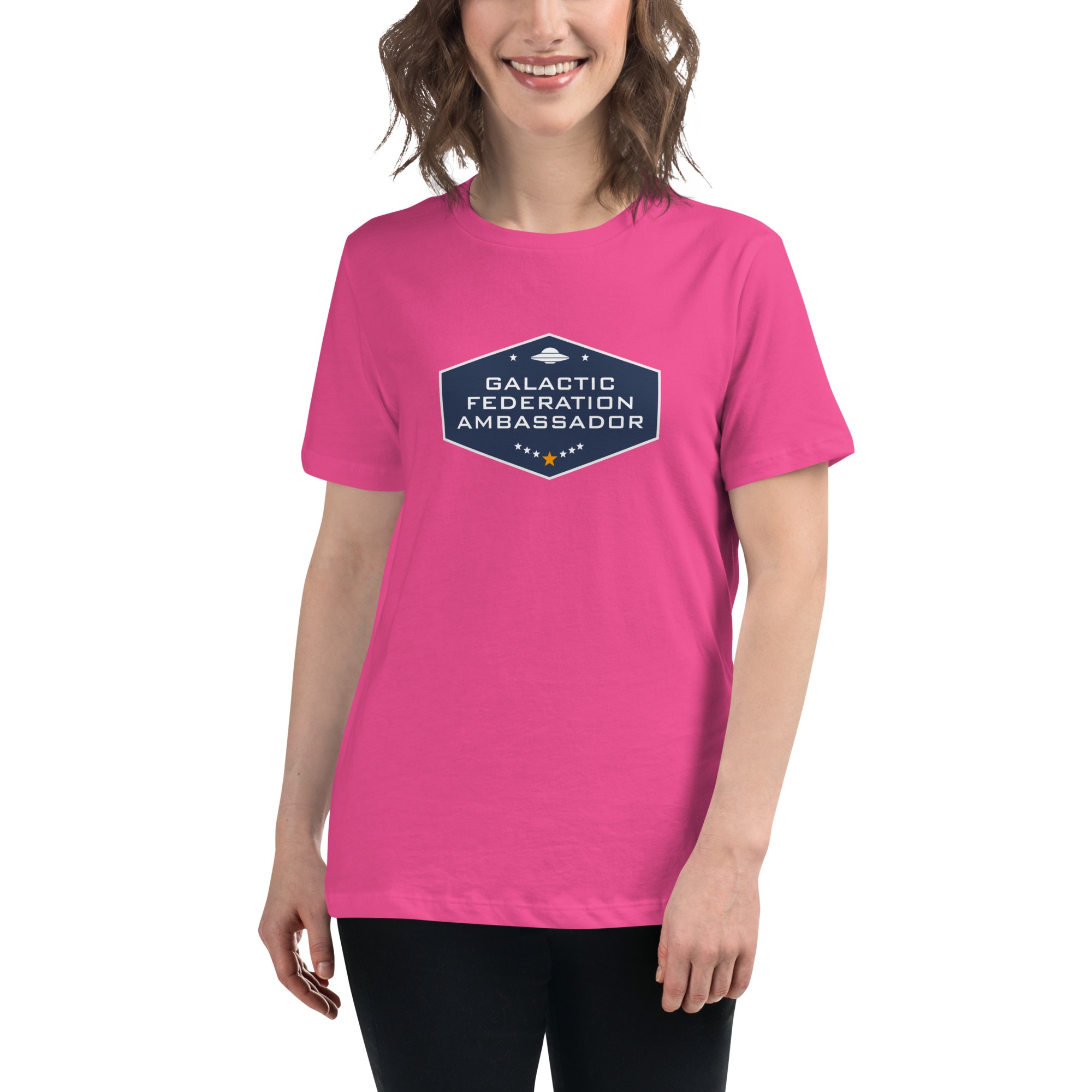 Galactic Federation Ambassador Women's T shirt Berry